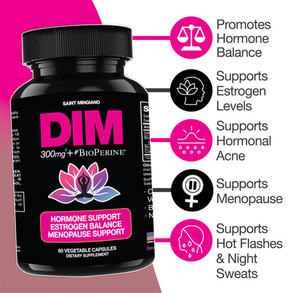 DIM Supplement 300 mg Supplements | Hormone Estrogen and Menopause Balance for Women - Renee Lane Company