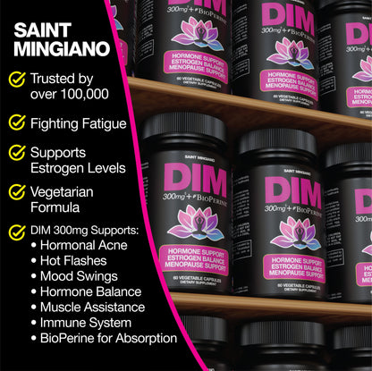 DIM Supplement 300 mg Supplements | Hormone Estrogen and Menopause Balance for Women - Renee Lane Company