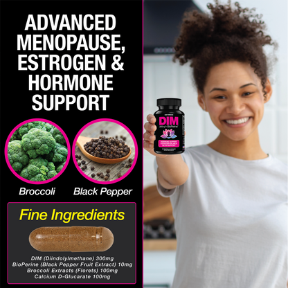 DIM Supplement 300 mg Supplements | Hormone Estrogen and Menopause Balance for Women - Renee Lane Company