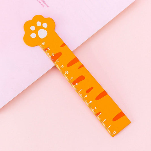 DIY 1pc Cute Cartoon Kawaii Cat Paw Ruler For Student Drawing Tools Stationery School Office Supplies - Renee Lane Company