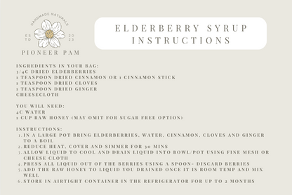 DIY Elderberry Syrup Kit - Renee Lane Company
