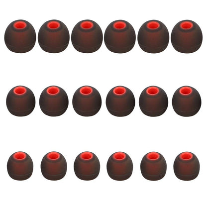 DMZHY Ear Bud Replacement Pieces Silicone Ear Tips Earbud Tips Replacement Earbud Tips Earbud Cover Silicone Fit for in-Ear Headphones(Inner Hole from 3.8mm-5.1mm Earphones) 9 Pairs SML Red/Black - Renee Lane Company