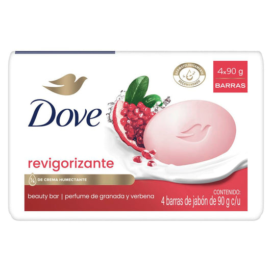 DOVE BAR SOAP - POMEGRANATE 100g / 3.5oz (Pack of 4) - Renee Lane Company