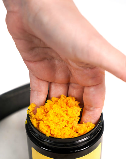 turmeric + manuka honey sugar scrub - iconic sunglow scent