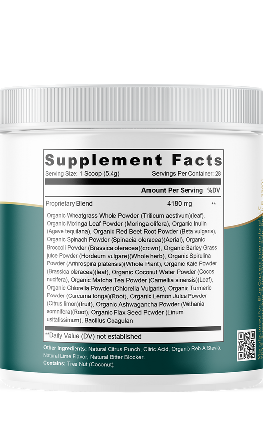 Dietary supplement jar, Supplement Facts panel by my balance