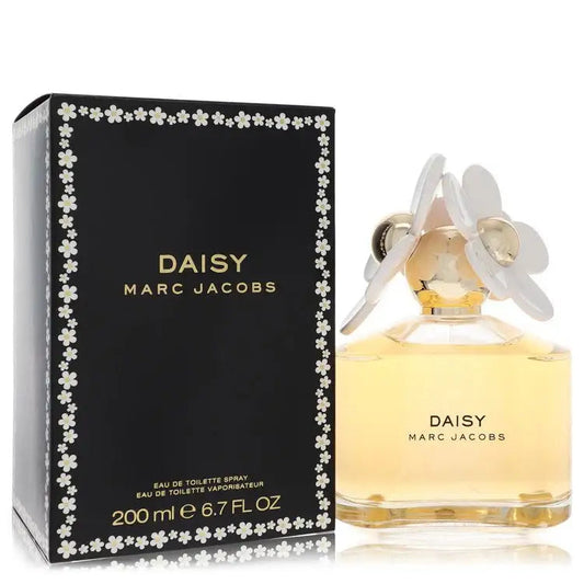 Daisy Marc Jacobs perfume bottle with matching black box, 200 ml