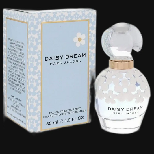 Daisy Dream Marc Jacobs eau de toilette spray, 30 ml box and clear floral bottle