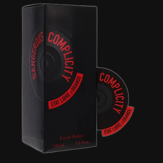 Etat Libre d'Orange Complicity Eau de Parfum box, 100 ml, dark black packaging