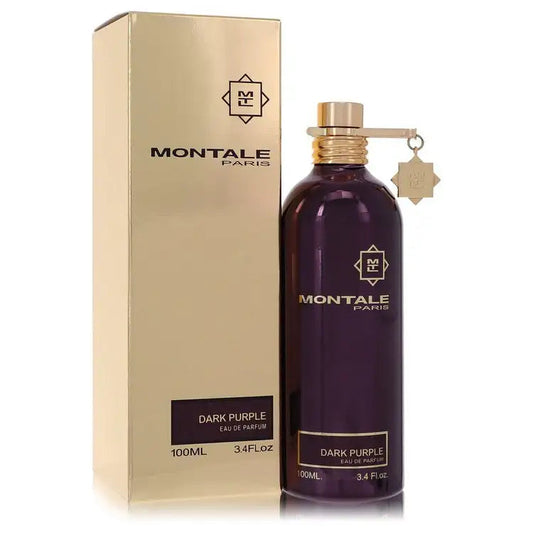 Montale Dark Purple eau de parfum bottle with label and matching box, 100 ml