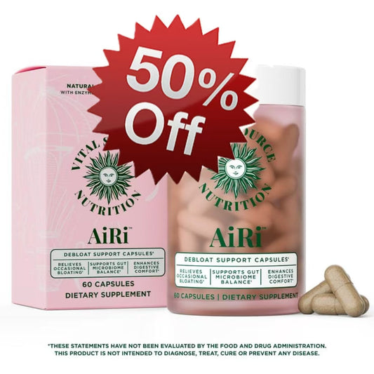 Debloat Support Capsules -AiRi- Vital Source Nutrition - Renee Lane Company