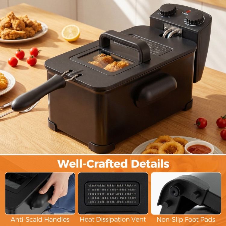 Deep Fryer with Timer for Household & Commercial - Renee Lane Company