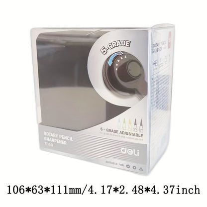 Deli Pencil Sharpener Durable Automatic Lead-in Student Sketch Learning Stationery Office Supplies - Renee Lane Company