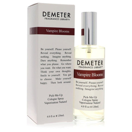 Demeter Vampire Blooms cologne spray bottle with box, 120 mL.