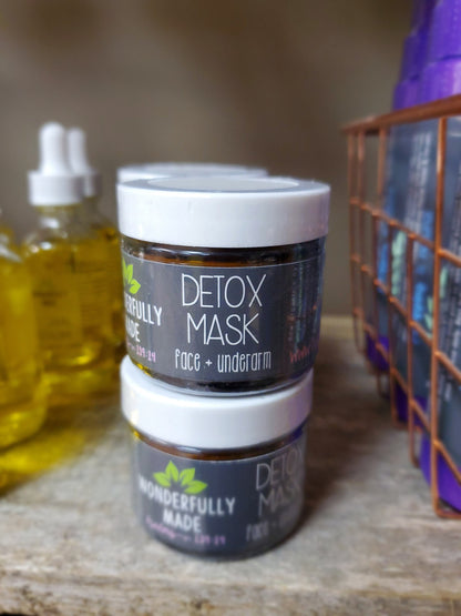 Detox Mask | Face Cleansing | Detox your pits | Face Mask | Pit Paste | Bentonite Clay | armpits | Underarm | Natural Deodorant | self care - Renee Lane Company