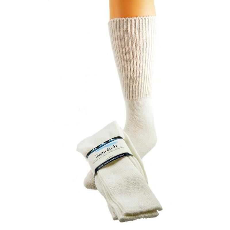 Diabetic Wide-Calf Combed Cotton Men's Socks 2-Pair Pack - Renee Lane Company