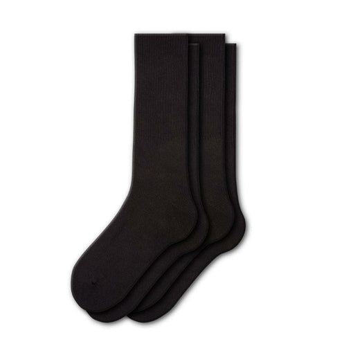 Diabetic Wide-Calf Combed Cotton Men's Socks 2-Pair Pack - Renee Lane Company