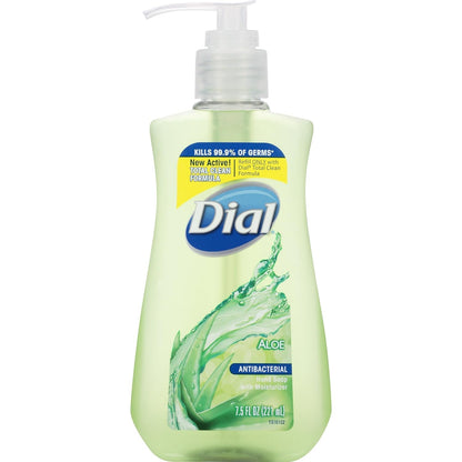 Dial Antibacterial Hand Soap Moisturizing Aloe 7.5 oz (Pack of 4) - Renee Lane Company