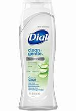 Dial Clean+Gentle body wash bottle, 21 oz
