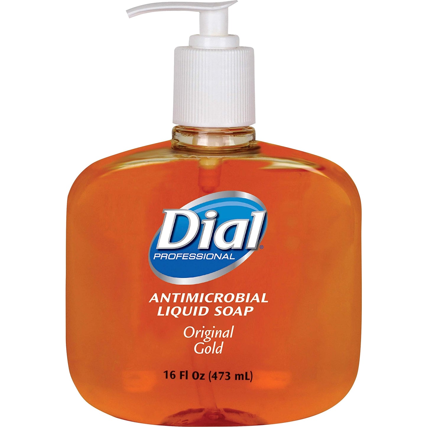 Dial Professional Gold Antibacterial Liquid Hand Soap 16 OZ Pump Bottle (Pack of 12) - Renee Lane Company