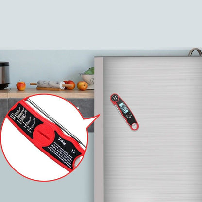 Digital Meat Thermometer with Probe - Waterproof;  Kitchen Instant Read Food Thermometer for Cooking;  Baking;  Liquids;  Candy;  Grilling BBQ & Air Fryer - Renee Lane Company