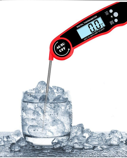 Digital Meat Thermometer with Probe - Waterproof;  Kitchen Instant Read Food Thermometer for Cooking;  Baking;  Liquids;  Candy;  Grilling BBQ & Air Fryer - Renee Lane Company