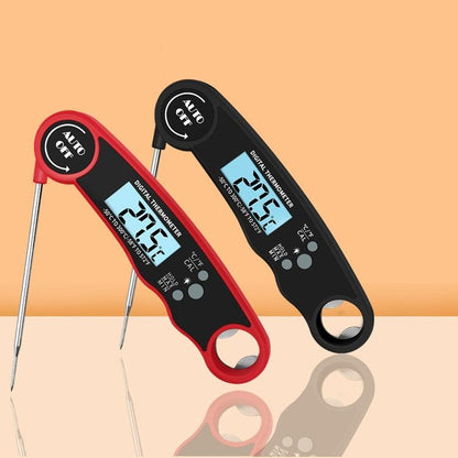 Digital Meat Thermometer with Probe - Waterproof;  Kitchen Instant Read Food Thermometer for Cooking;  Baking;  Liquids;  Candy;  Grilling BBQ & Air Fryer - Renee Lane Company