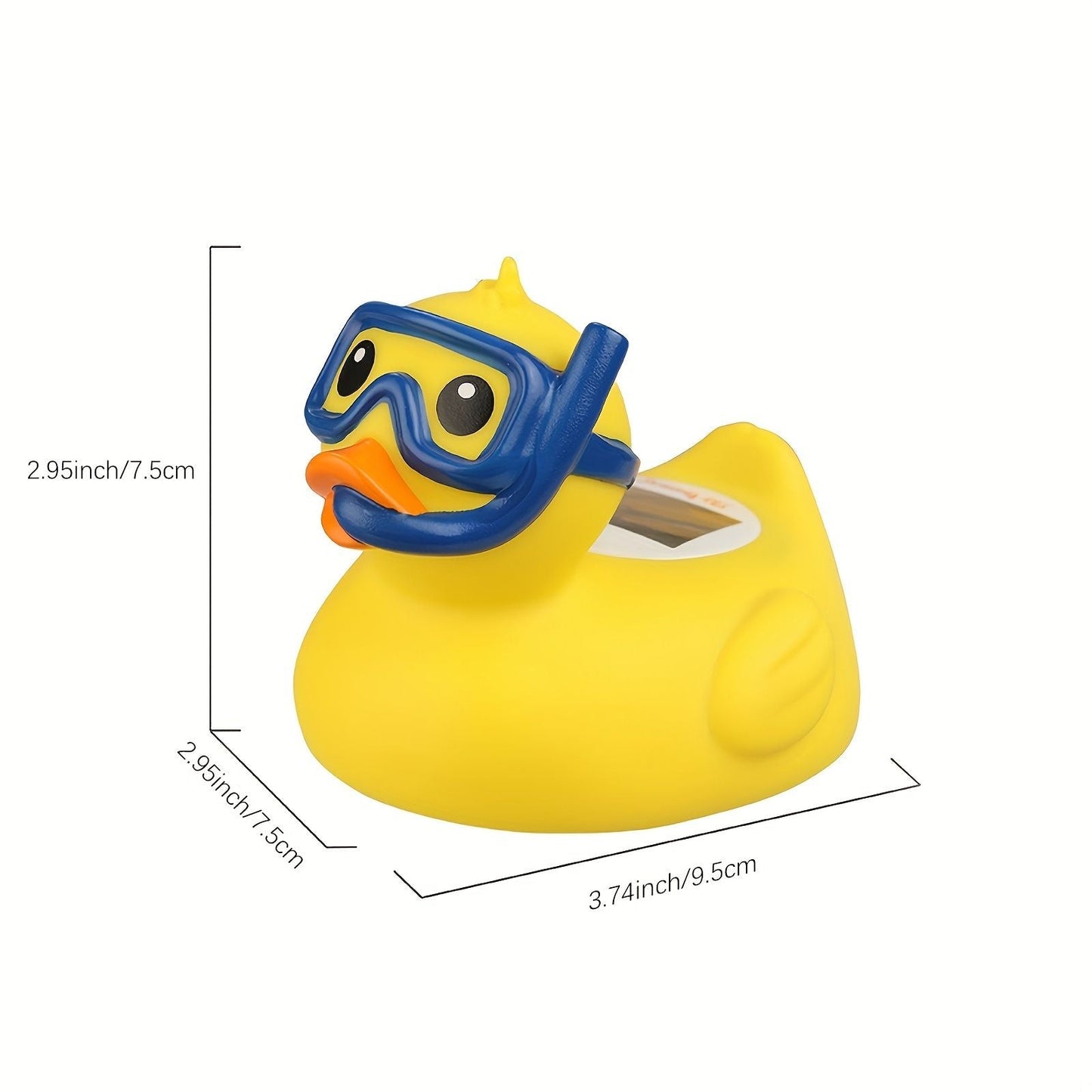 Digital Water Thermometer and Room Thermometer for Baby Bath Tub and Pool - Includes Duck Floating Toy with Temperature Warning - Perfect Gift for Newborns and Toddlers - Renee Lane Company