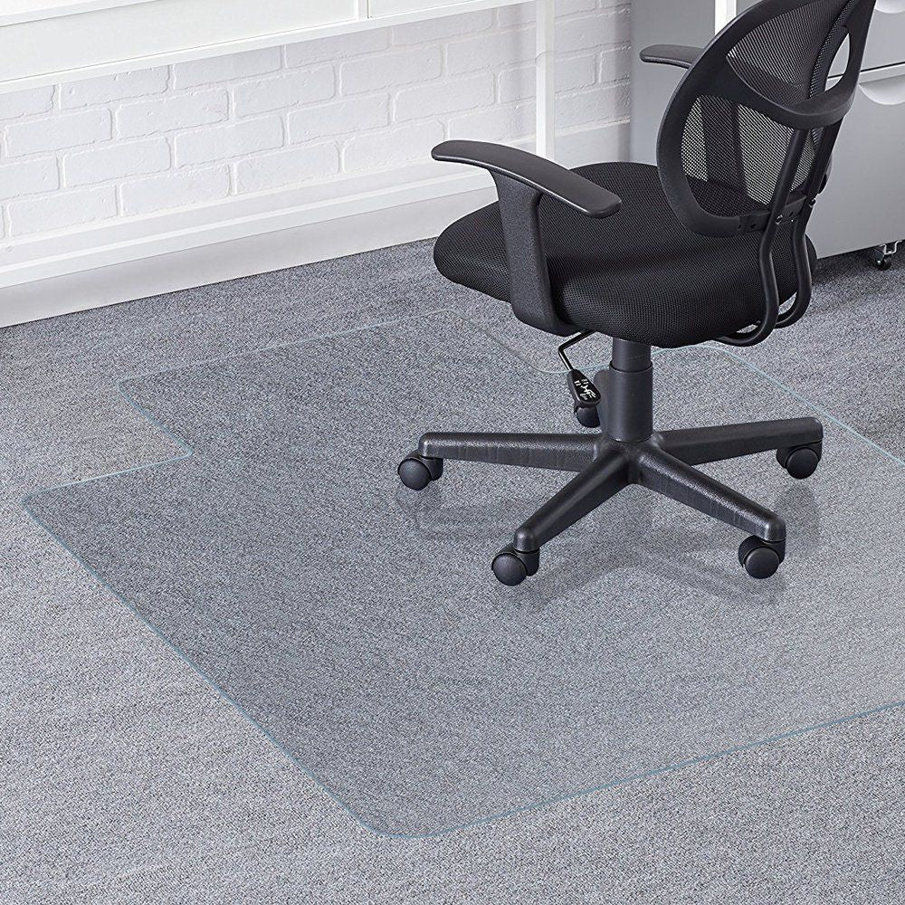 Direct Wicker 36 "X 48" Office Mat for Hard Floor, Protector Mat with Lip for Home, Gaming Floor - Renee Lane Company