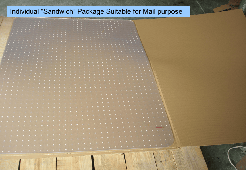 Direct Wicker Office Carpet Chair Mat, 30" x 48" Carpet Protector Mat for Home, Gaming Floor - Renee Lane Company