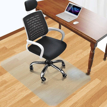 Direct Wicker Office Chair Mat for Hard Floor (30 "X 48" Rectangle), Transparent PVC Material - Renee Lane Company