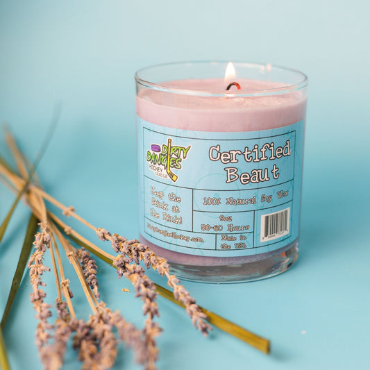 Dirty Dangles Hockey Candles: Cozy Aromas for Game Night Bliss - Renee Lane Company