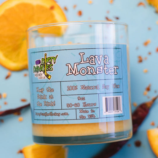 Dirty Dangles Hockey Candles - Lava Monster - Renee Lane Company