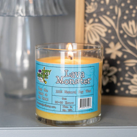 Dirty Dangles Hockey Candles - Lava Monster - Renee Lane Company