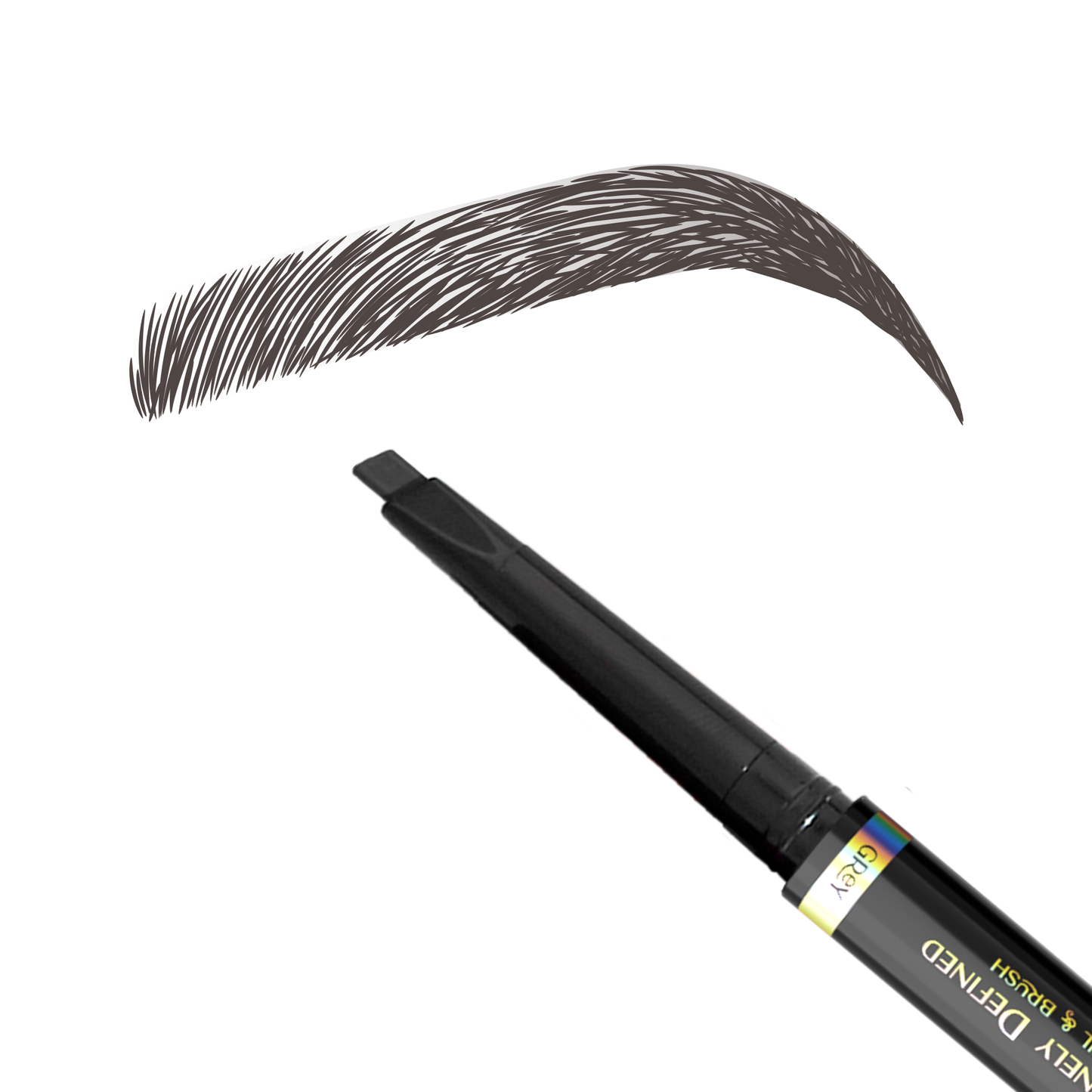 Divinely Defined | Precision Brow Pencil & Brush [THICK] - Renee Lane Company