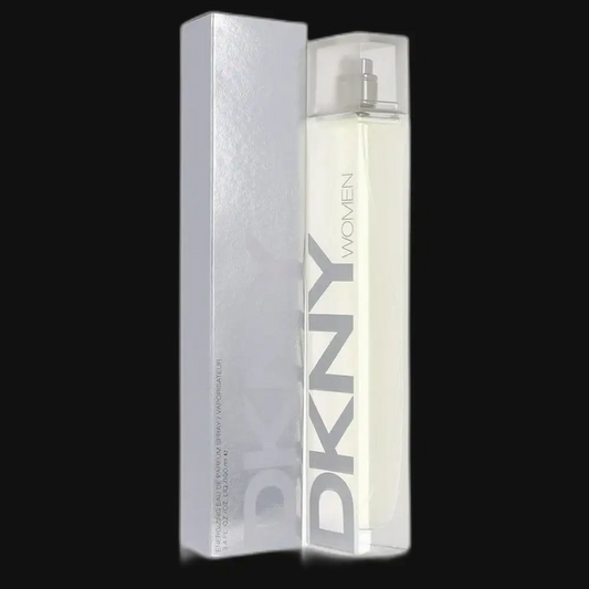 DKNY Energizing perfume bottle with spray pump and frosted box
