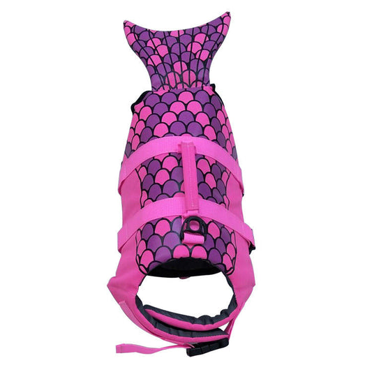 Dog Life Jacket Shark; Dog Lifesaver Vests with Rescue Handle for Small Medium and Large Dogs; Pet Safety Swimsuit Preserver for Swimming Pool Beach Boating - Renee Lane Company