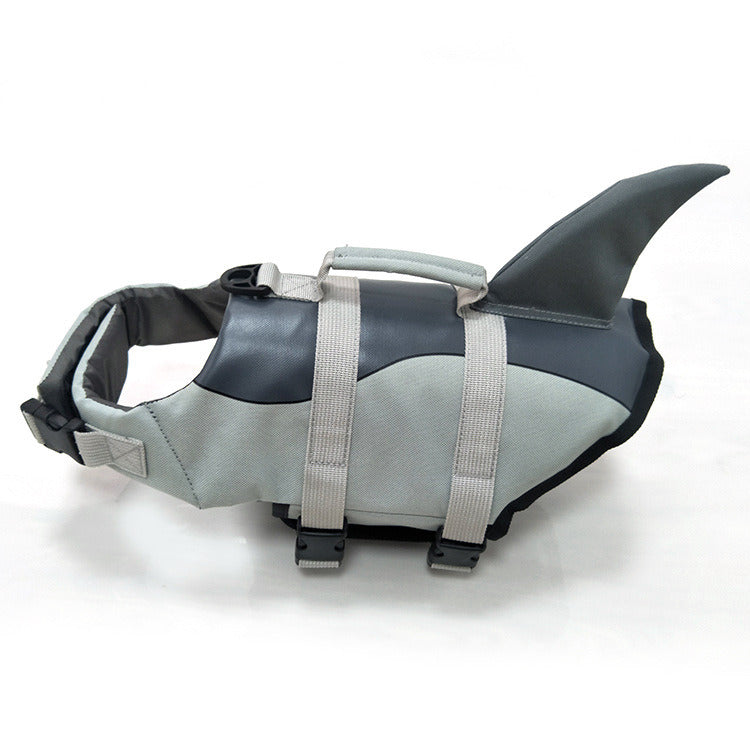 Dog Life Jacket Shark; Dog Lifesaver Vests with Rescue Handle for Small Medium and Large Dogs; Pet Safety Swimsuit Preserver for Swimming Pool Beach Boating - Renee Lane Company