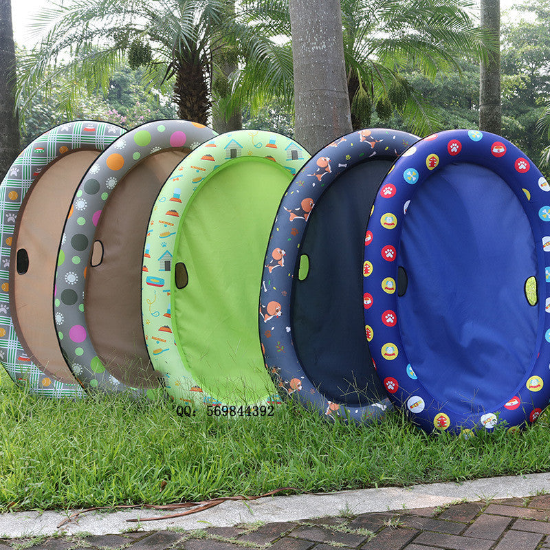 Dog Swimming Pool Inflatable Hammock Pets Pool Floating Bed Spring Summer Swimming Ring - Renee Lane Company
