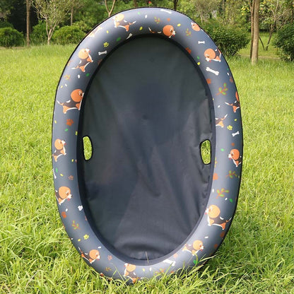 Dog Swimming Pool Inflatable Hammock Pets Pool Floating Bed Spring Summer Swimming Ring - Renee Lane Company