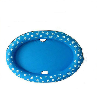 Dog Swimming Pool Inflatable Hammock Pets Pool Floating Bed Spring Summer Swimming Ring - Renee Lane Company