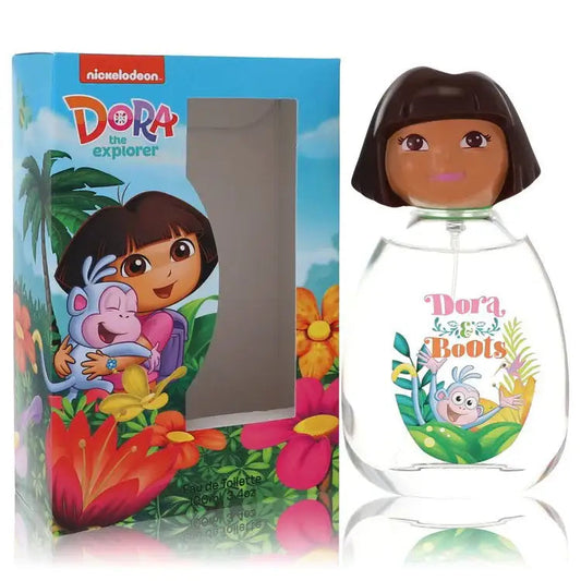 Dora the Explorer Boots perfume gift set box with bottle and label