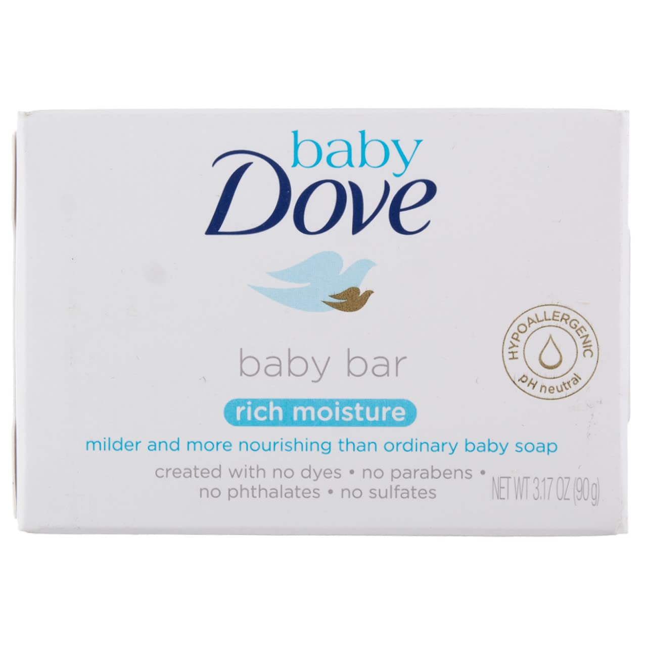 Dove Baby Bar Rich Moisture 3.17 Ounce - Renee Lane Company