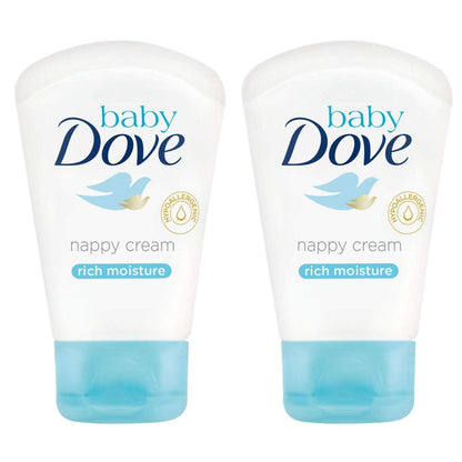 Dove Baby Rich Moisture Nappy Cream - 1.58 Oz / 45 g x 2 Pack - Renee Lane Company