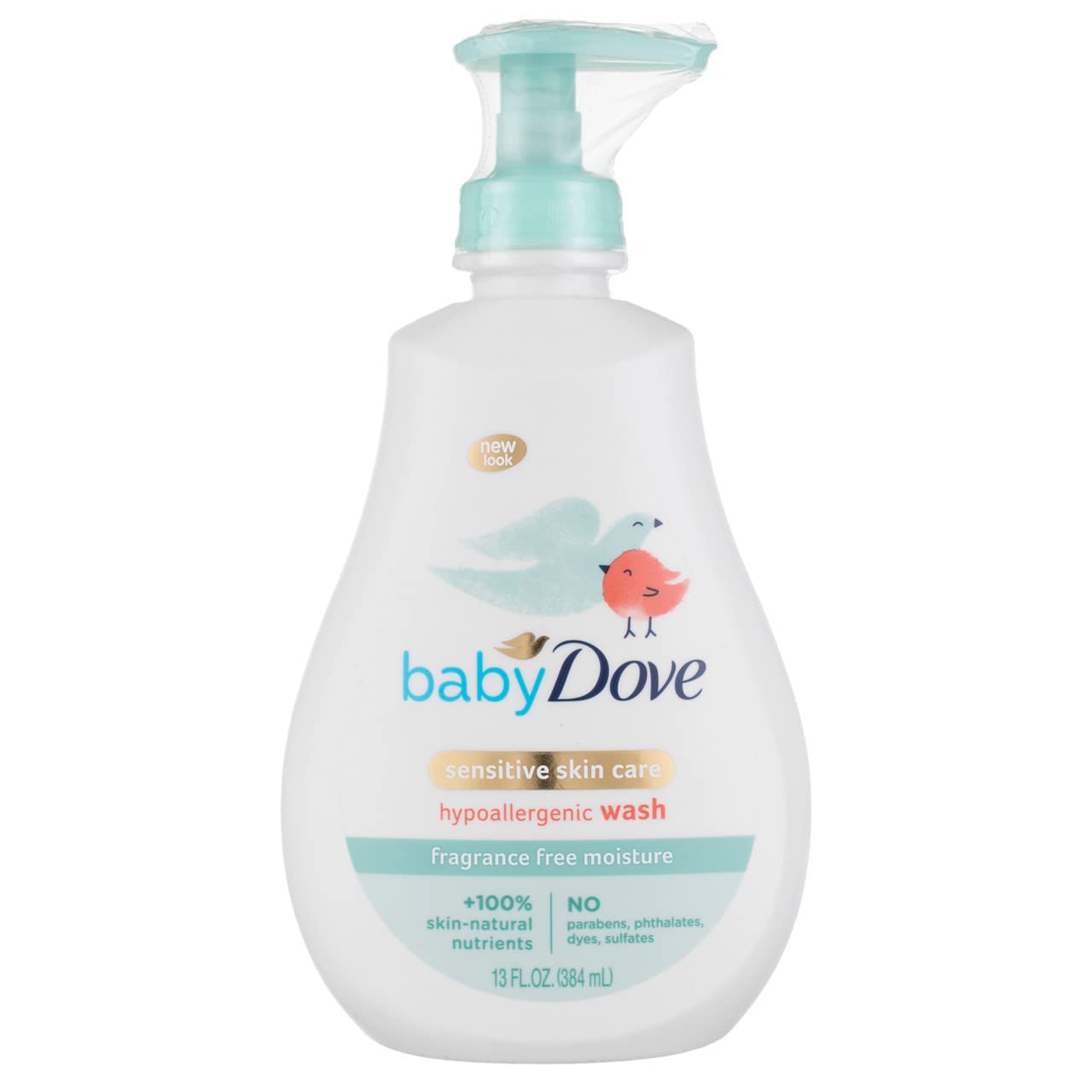 Dove Baby Tip To Toe Wash 13 Ounce Sensitive Pump (384ml) (6 Pack) - Renee Lane Company