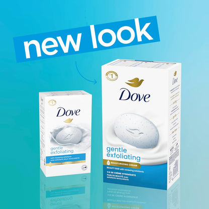 Dove Beauty Bar Soap 8 Bars Gentle Exfoliating, for Soft, Smooth Skin, Gently Renews Skin 3.75 oz - Renee Lane Company