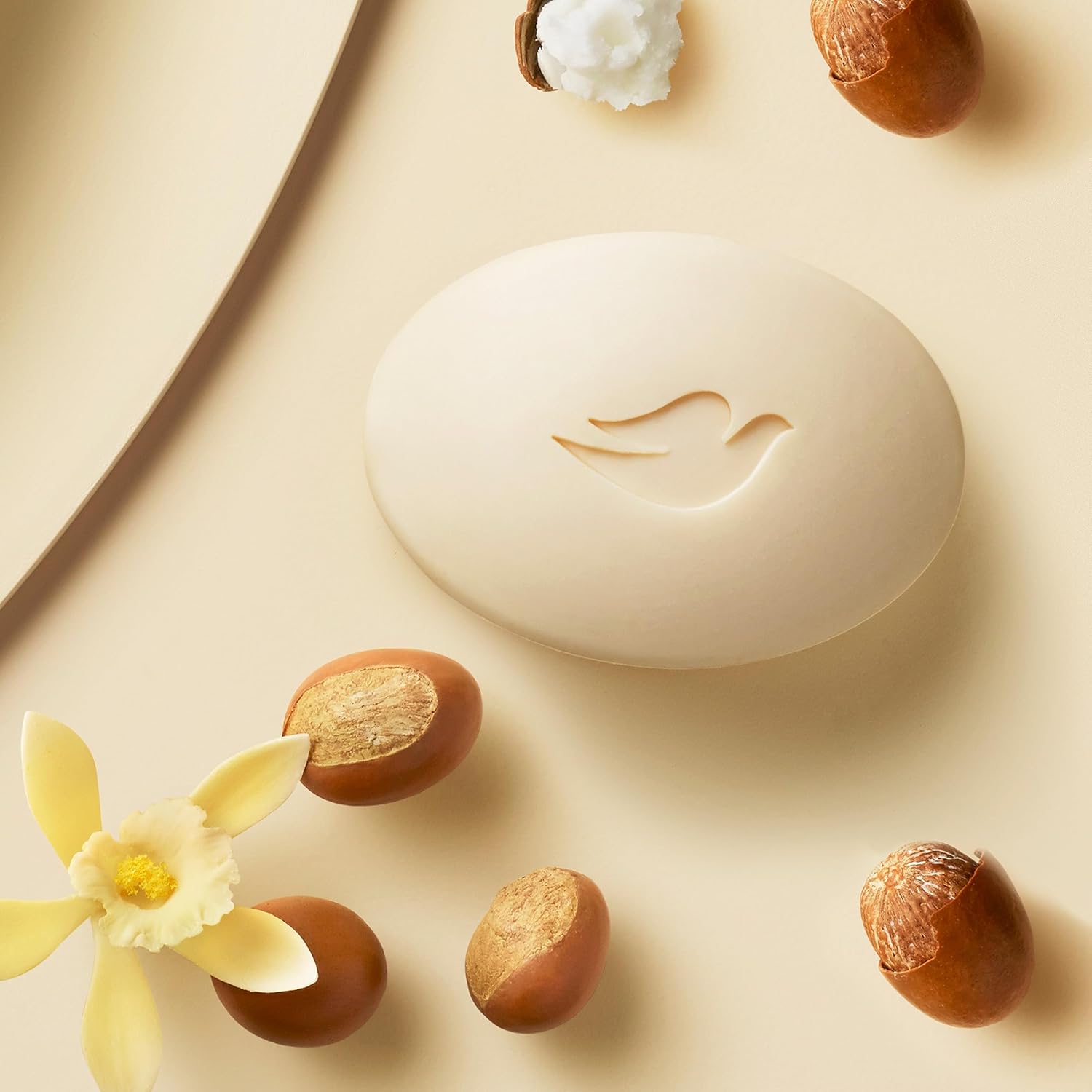 Dove Beauty Bar Soap Shea Butter, 8 Bars for Nourished, Radiant Skin, Enriches Skin 3.75 oz - Renee Lane Company