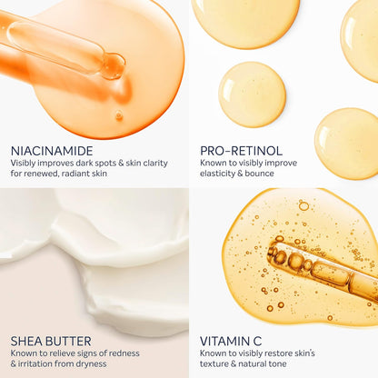 Dove Body Cream Serum Niacinamide + Even Tone for Dark Spots and Uneven Tone with Vitamin C, Pro-Retinol and Shea Butter Lotion, 8 oz - Renee Lane Company