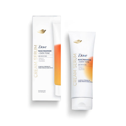 Dove Body Cream Serum Niacinamide + Even Tone for Dark Spots and Uneven Tone with Vitamin C Pro-Retinol and Shea Butter Lotion 8 oz - Renee Lane Company