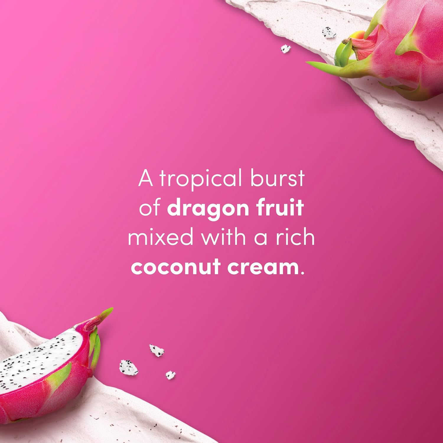 Dove Body Scrub Dragon Fruit & Coconut Cream Body Scrub Exfoliates and Deeply Nourishes for Smooth, Radiant Skin 15 oz - Renee Lane Company