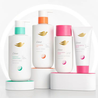 Dove Body Wash 2 Count Limited Edition Gift Pack to Moisturize and Control Odor from Hormonal Skin Shifts 14.2 Fl oz - Renee Lane Company